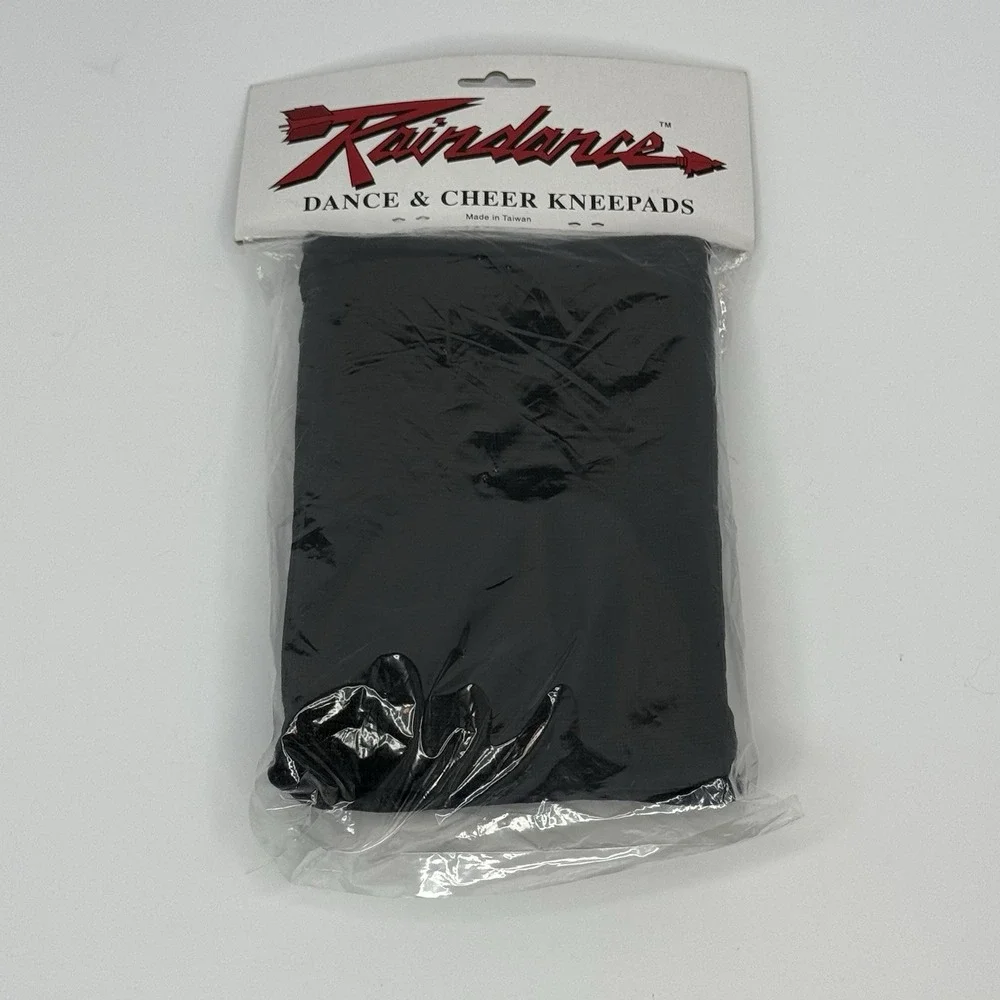 Raindance Dance Cheer Knee Pads Black Size Medium Style R700 Brand New